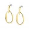 Orecchini pendenti Donna Lotus Style LS2565/4/2 In Acciaio Dorato