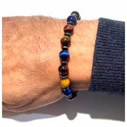 Bracciale Uomo Ananda925 A-BR526N In Argento Con Pietre Multicolore