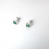 Orecchini Donna Gioja Argento COR21 V In Argento Con Pietra Verde