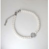 Bracciale Donna Gioja Argento CCD04 PQ In Argento Con Perla Bianche E Quadrifoglio