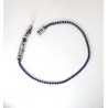 Bracciale Tennis Uomo Ananda Steel And Co AXBR22 TB In Acciaio Con Zirconi Blu