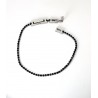 Bracciale Tennis Uomo Ananda Steel And Co AXBR22 TN In Acciaio Con Zirconi Neri