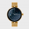 Smartwatch Donna Niah Lyra NH-LYRA-M1GD Con Cinturino Acciaio Dorato Maglia Milanese