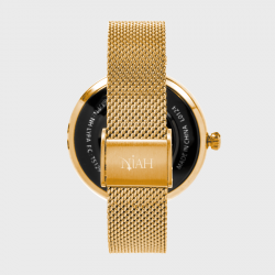Smartwatch Donna Niah Lyra NH-LYRA-M1GD Con Cinturino Acciaio Dorato Maglia Milanese