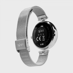 Smartwatch Donna Niah Lyra NH-LYRA-M1SIL Con Cinturino Acciaio Maglia Milanese