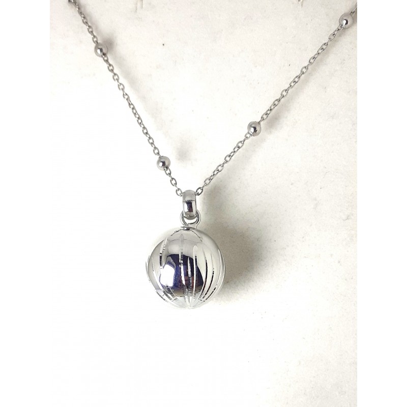 Collana donna in acciaio chiama angeli Ananda Steel AMCL31