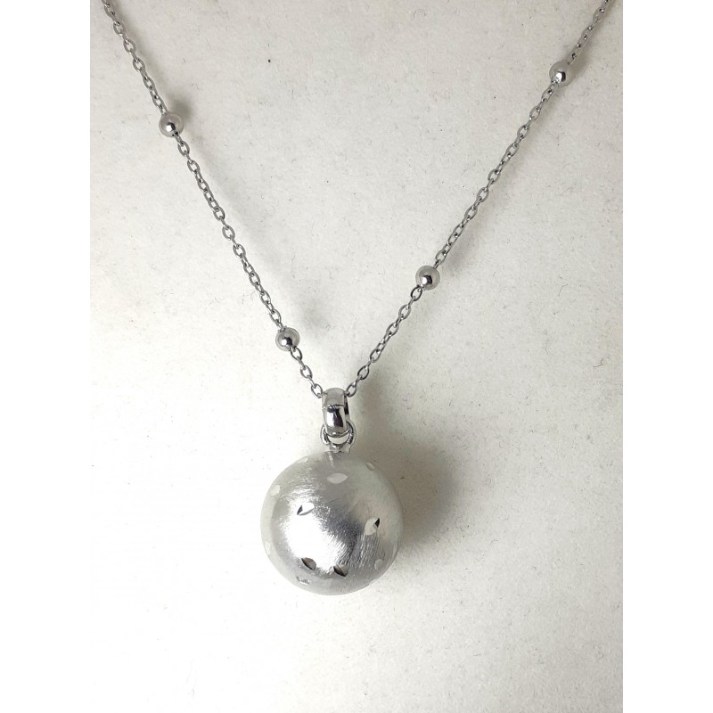 Collana Donna Chiama Angeli Ananda Steel Anc Co AMCL31 S In Acciaio Con Pendente Satinato