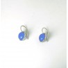 Orecchini Donna Fitters F1E063 In Argento Con Pietre Azzurre