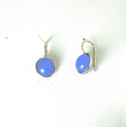 Orecchini Donna Fitters F1E063 In Argento Con Pietre Azzurre