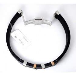 Bracciale Uomo Fitters F7B024 In Caucciù E Acciaio Multicolore
