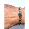 Bracciale Uomo Mooby TB286 In Acciaio A Catena Con Inserto Con Zircone