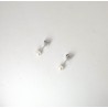 Orecchini Donna Con Perle Kioto OR4-4,5/9KT In Oro Bianco 9 Carati