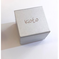 Orecchini Donna Kioto OR9KT-3P/2Q In Oro Bianco 9 Carati Con Topazio E Diamanti