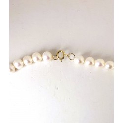 Collana Donna Kioto COLLS-3OG/9KT In Perle Con Chiusura E Sfere In Oro Giallo 9 Carati