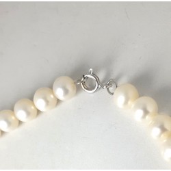 Collana Donna Kioto COL6-6.5/9KT In Perle Con Chiusura Oro Bianco 9 Carati