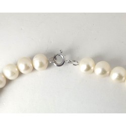 Collana Donna Kioto COL6.5-7/9KT In Perle Con Chiusura Oro Bianco 9 Carati