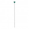 Mono Orecchino Donna Luca Barra OK1515 Pendente In Acciaio Con Cristallo Verde A Cuore