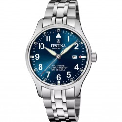 Orologio Uomo Festina F20151/C Automatico SWISS MADE Con Quadrante Blu