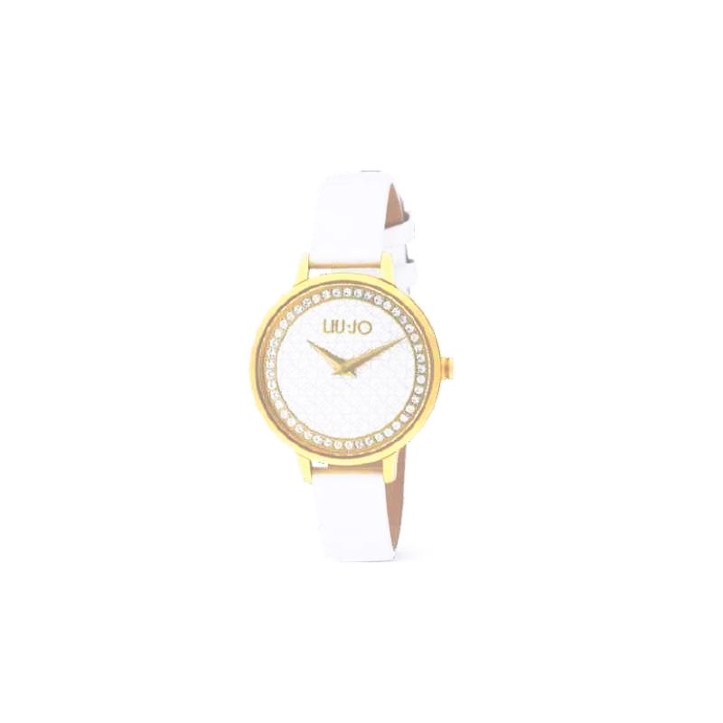 Orologio Donna Liu-Jo Casual Shine TLJ2765 Con Cinturino Bianco E Cassa Dorata