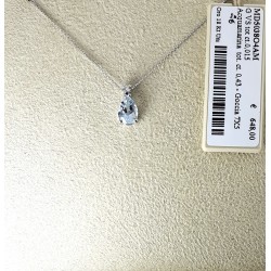 Collana Donna MIKIKO MD5038O4AM In Oro Bianco 18 K Con Acqua Maina