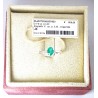 Anello Donna MIKIKO MA5072O4SMN035 In Oro Bianco Con Smeraldo E Diamanti