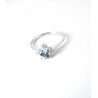 Anello Donna MIKIKO MA5216O4AM In Oro Bianco Con Acquamarina A Goccia E Diamanti