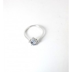 Anello Donna MIKIKO MA5216O4AM In Oro Bianco Con Acquamarina A Goccia E Diamanti