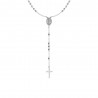 Collana Del Rosario Unisex Luca Barra CK2150 In Acciaio