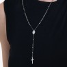 Collana Del Rosario Unisex Luca Barra CK2150 In Acciaio