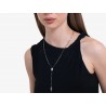 Collana Del Rosario Unisex Luca Barra CK2150 In Acciaio
