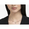 Collana Donna Luca Barra CK2167 In Acciaio Con Luna E Stelle