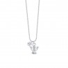 Collana Donna Luca Barra CK2170 In Acciaio Con Angelo E Zircone