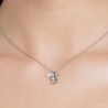Collana Donna Luca Barra CK2170 In Acciaio Con Angelo E Zircone