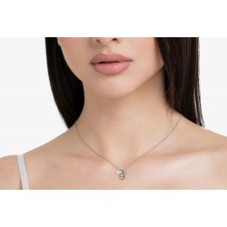 Collana Donna Luca Barra CK2170 In Acciaio Con Angelo E Zircone
