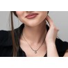 Collana Donna Luca Barra CK2260 In Acciaio Con Quadrifoglio