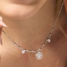 Collana Donna Luca Barra CK2221 In Acciaio Con Albero Della Vita