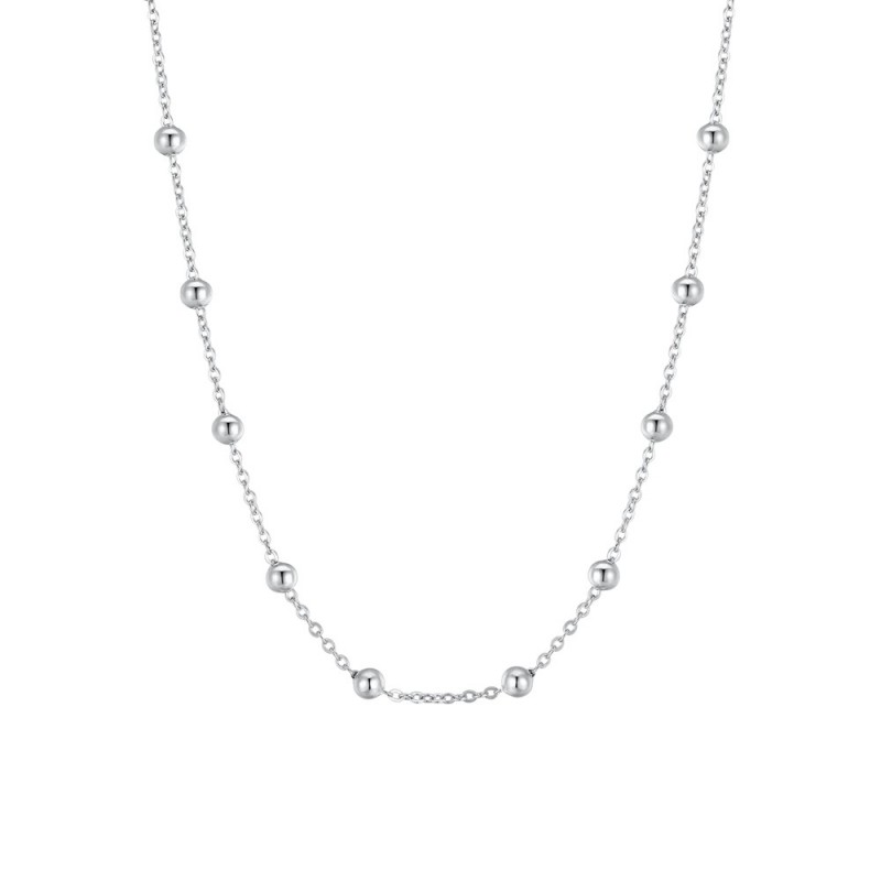 Collana Donna Luca Barra CK2111 In Acciaio Con Sfere