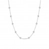 Collana Donna Luca Barra CK2111 In Acciaio Con Sfere