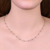 Collana Donna Luca Barra CK2111 In Acciaio Con Sfere