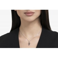 Collana Donna Luca Barra CK2173 In Acciaio Con Serpente