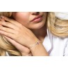 Bracciale Tennis Donna Luca Barra BK2929 Con Zircone Rosso A Cuore