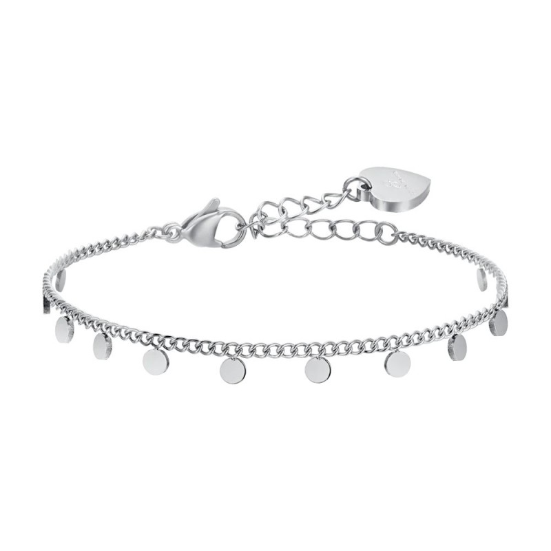 Bracciale Donna Luca Barra BK2614 In Acciaio Con Cerchi