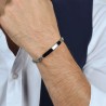 Bracciale Uomo Luca Barra BA1685 In Acciaio Con Piastra Centrale