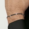 Bracciale Tennis Uomo Luca Barra BA1365 Con Zirconi Neri E Bianchi
