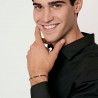 Bracciale Tennis Uomo Luca Barra BA1365 Con Zirconi Neri E Bianchi