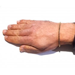 Bracciale Uomo Luca Barra BA1908 In Acciaio Dorato