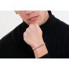 Bracciale Uomo Luca Barra BA1854 In Acciaio Maglia Coda Di Topo 3 mm