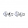 Orecchini Unisex Luca Barra OK1461 Punto Luce In Acciaio Con Zircone