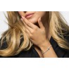 Bracciale Donna Luca Barra BK2929 Tennis Con Zircone Verde A Cuore
