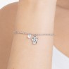 Bracciale Donna Luca Barra BK2825 In Acciaio Con Angelo E Zircone